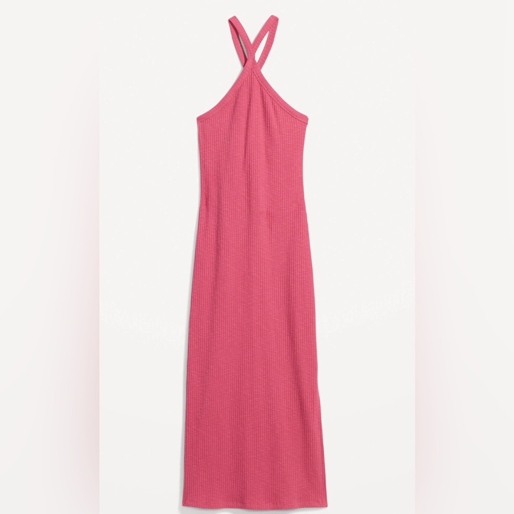 NWT - Old Navy Women’s Ribbed Knit Halter Midi Dress - Size XL